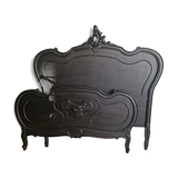 Lit Louis XV noir
