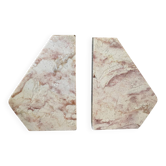 Pair of marble bookends