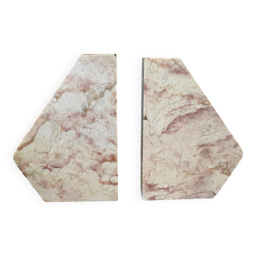 Pair of marble bookends