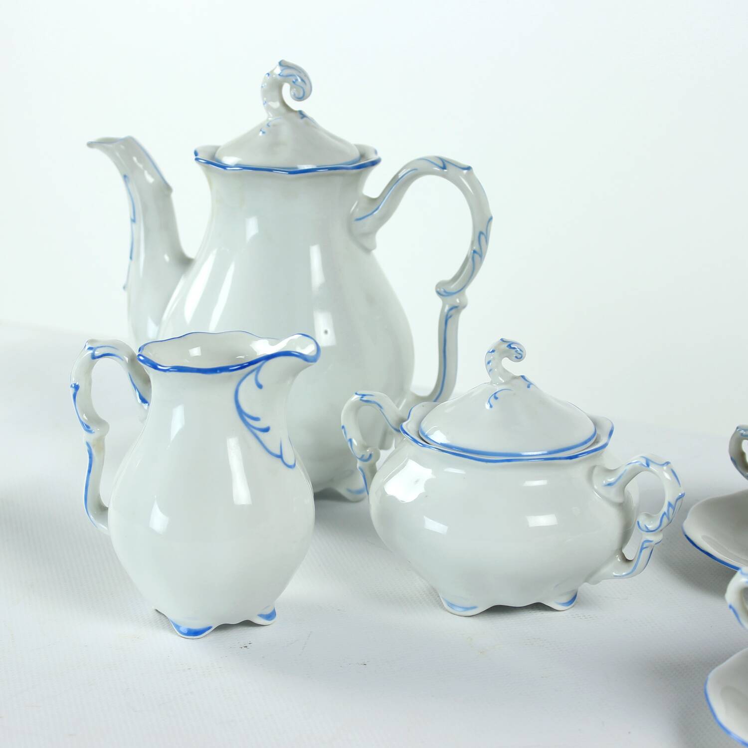 Tea / Coffee Porcelain Set By Pirkenhammer Brezova, 1950s