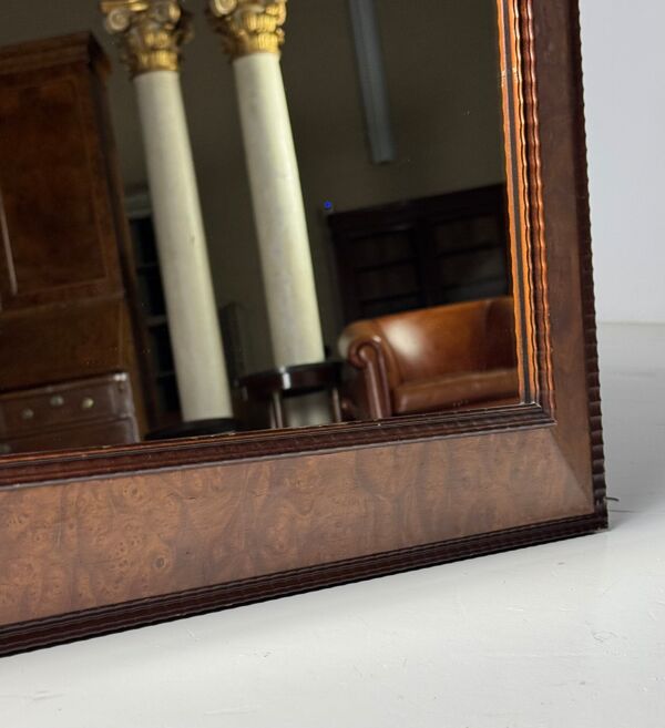 Miroir vintage à cadre cannelé