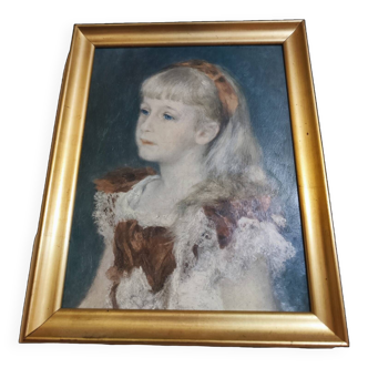 Tableau ancien reproduction Renoir.