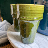 2 gobelet vert claire Tamegroute