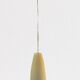 Lampara colgante italiana moderna de tubo ocher Murano crystal, 1990