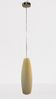Lampara colgante italiana moderna de tubo ocher Murano crystal, 1990