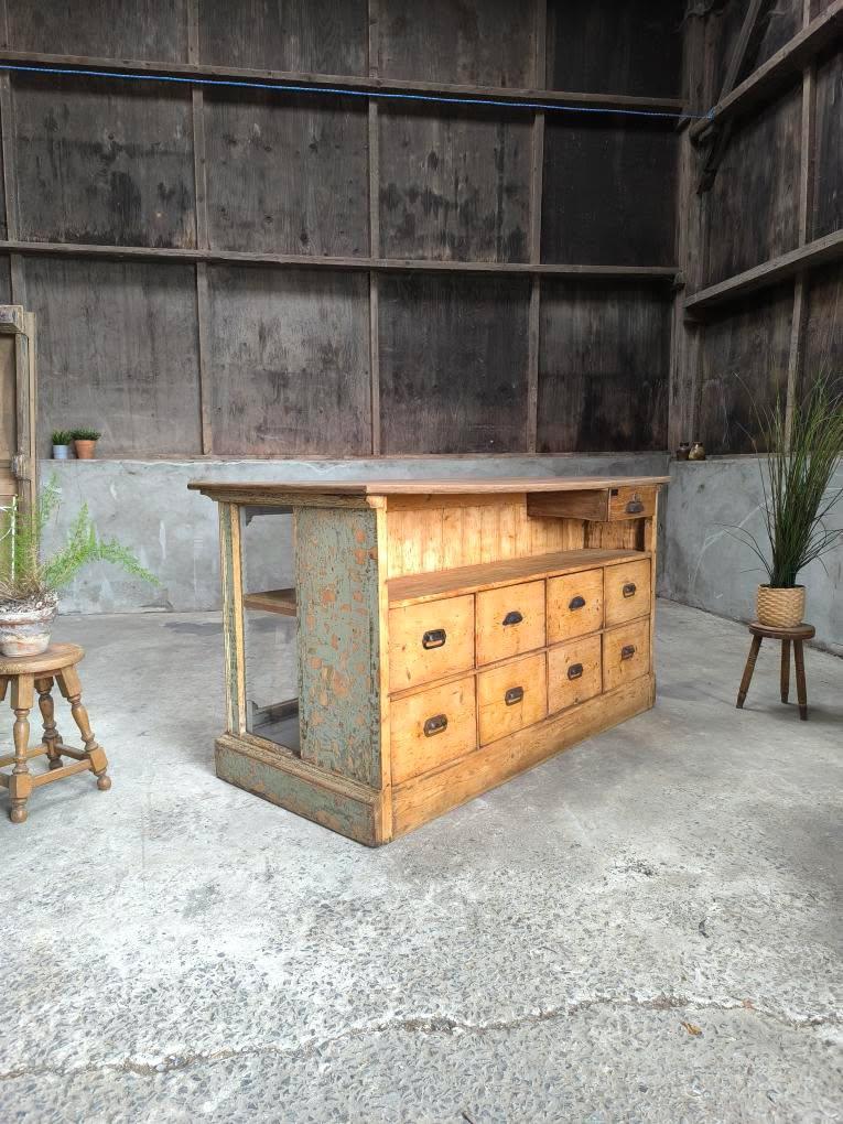 Comptoir vitré meuble de metier