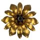 Wall sconce in brass