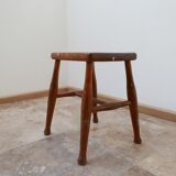 Wooden mid-century stool 1950