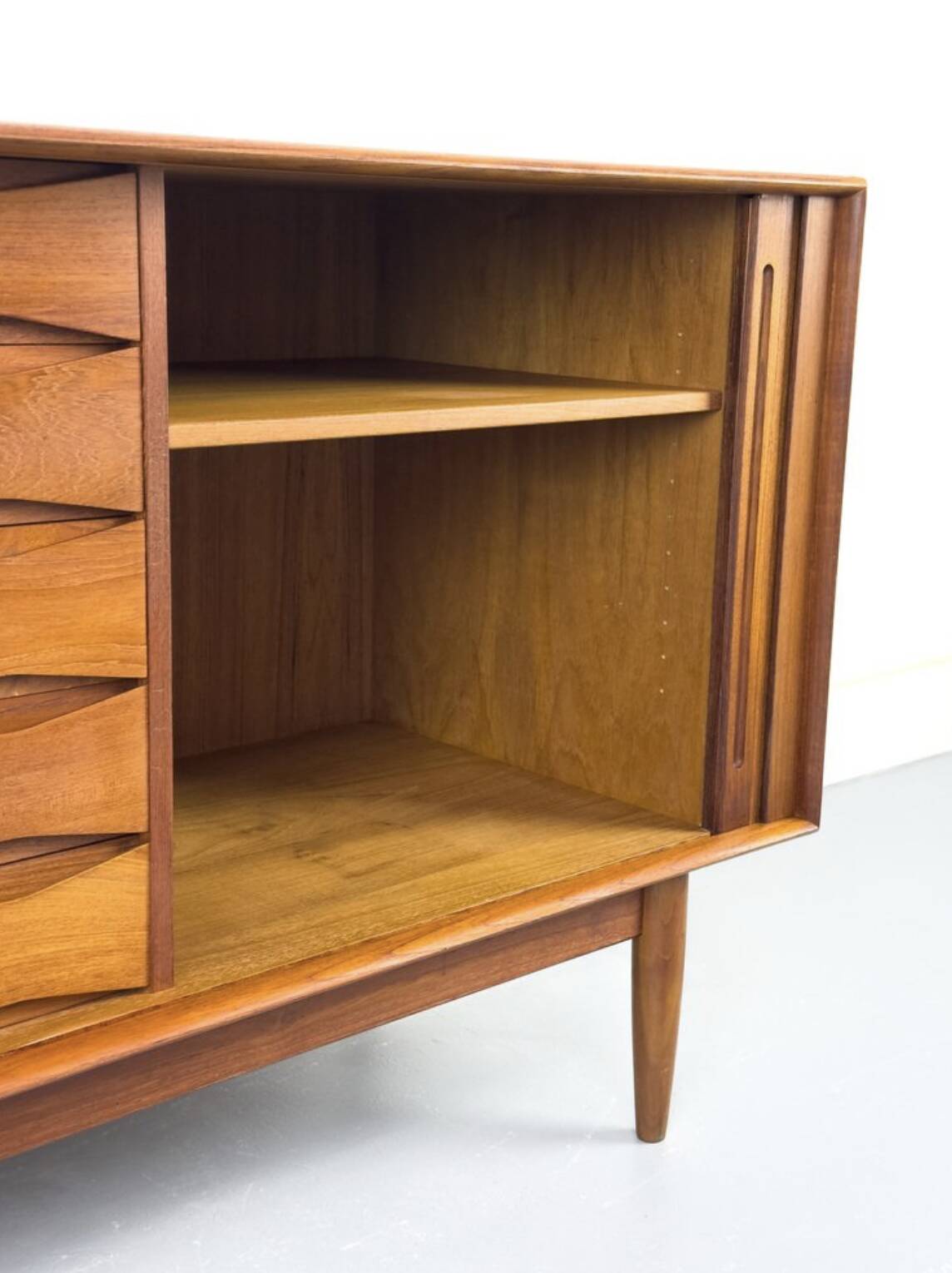 Danish Teak Sideboard by Johannes Aasbjerg, 1960s