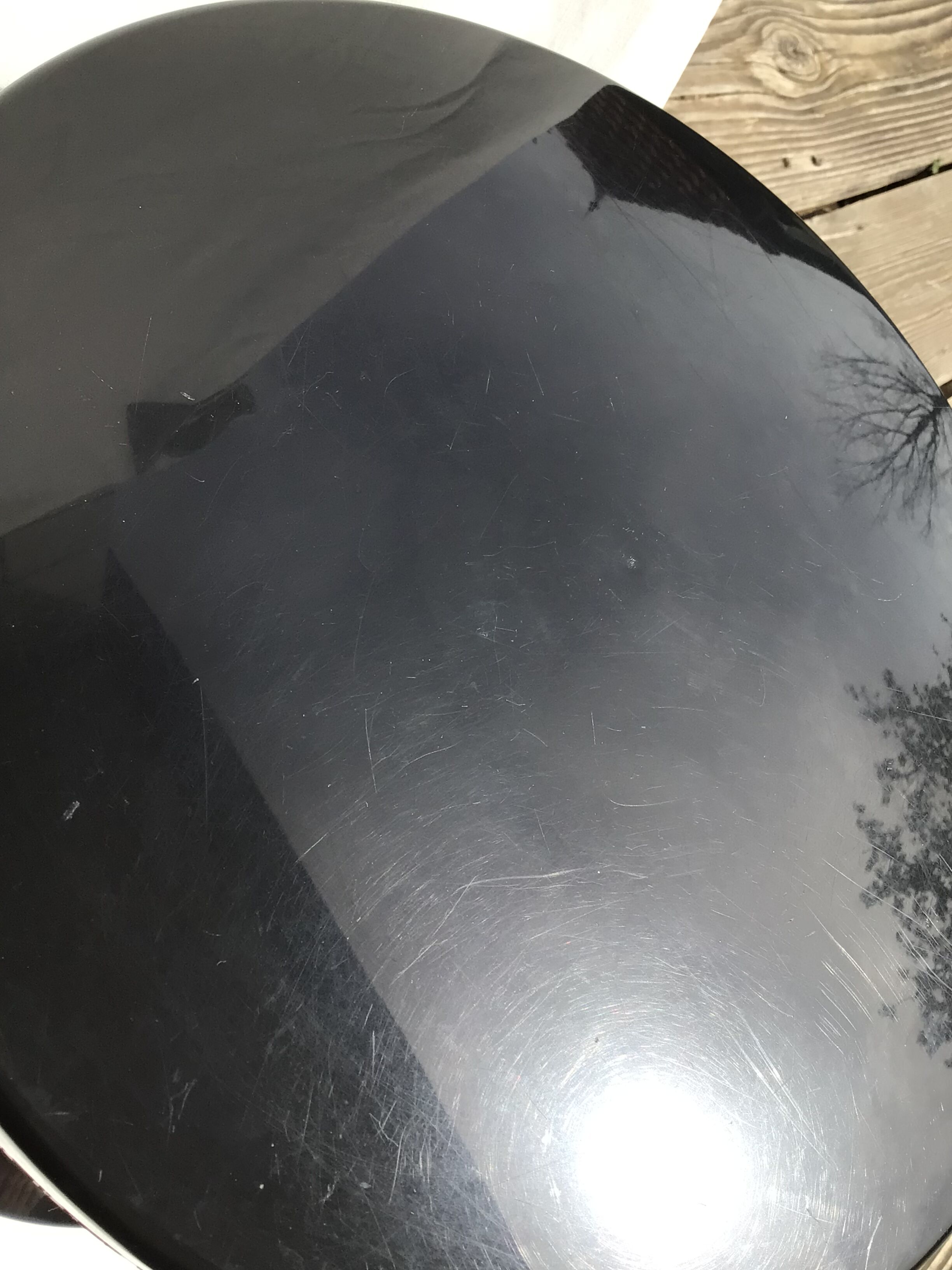 Black vintage Tam Tam stool