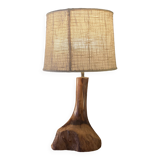 Brutalist olive lamp
