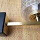 Wall light 60's glass and brass