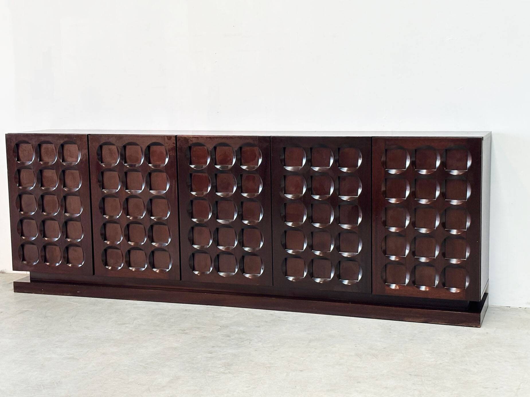 Belgian brutalist sideboard by Defour