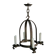Lustre suspension en fer forgé années 50