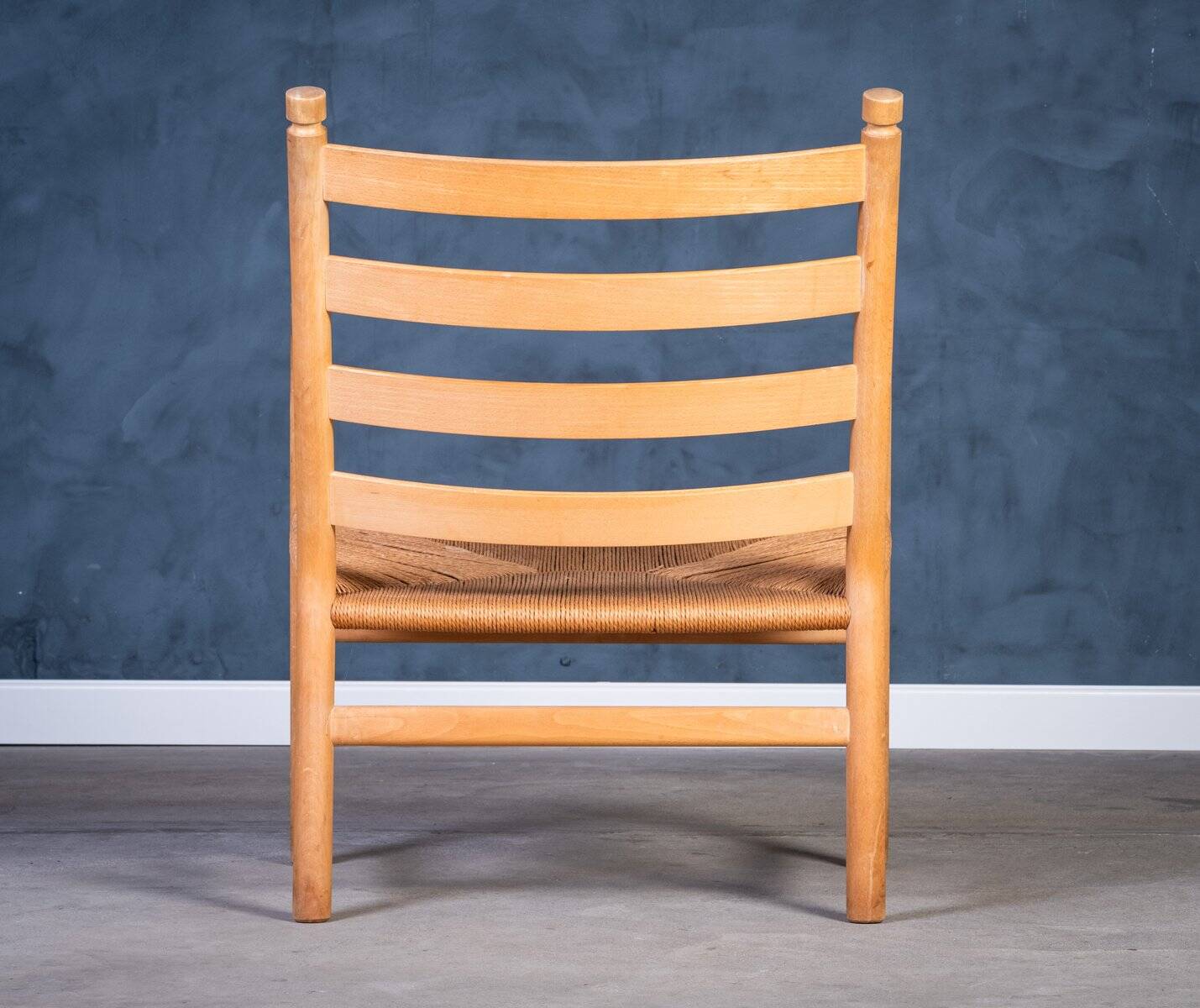 CH44 armchair in beech and natural paper cord by Hans J. Wegner for Carl Hansen & Søn, 1960s