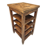 Antique side table shelving unit etagere wood