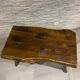 Table basse brutaliste vintage