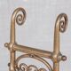 2 brass antique fire dogs