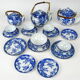 Service à thé japonais en porcelaine fine