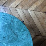 GUBI coffee table in green marble - TS Ø55