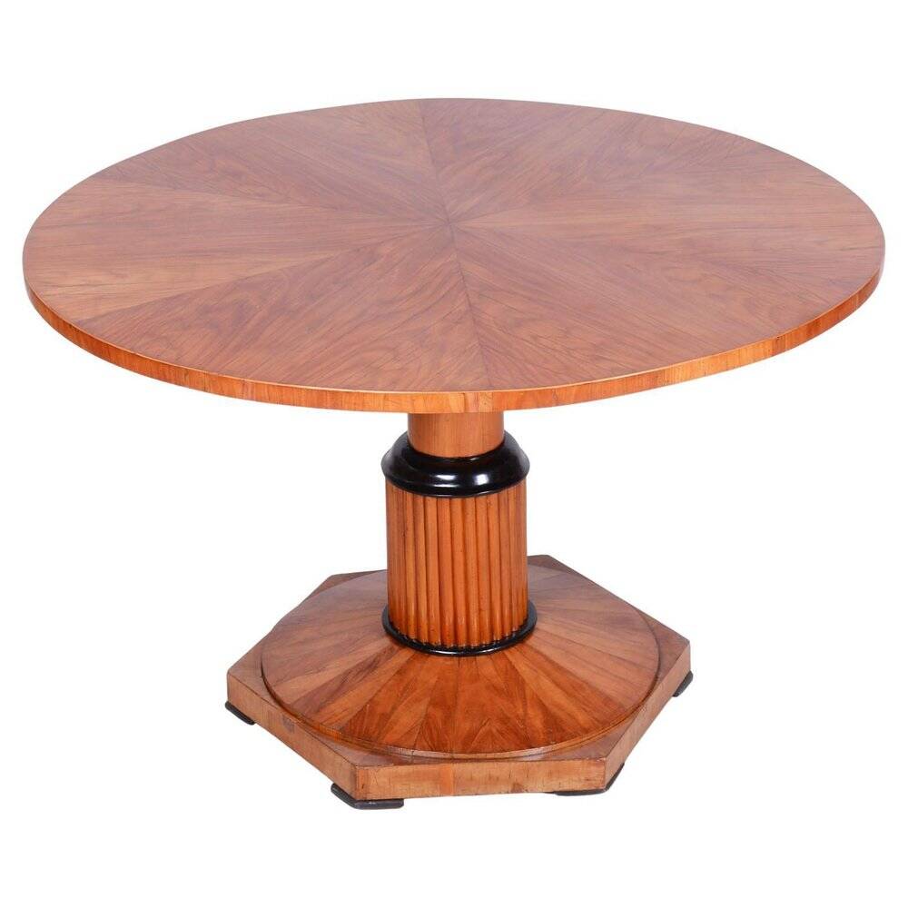 Biedermeier Dining Table in Cherry, 1930s