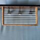 Stylish Mid Century Modern Coat Rack with Wooden Shelves - Charming Vintage Inspired Coat Hanger - S