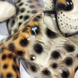 Leopardo de cerámica. España, 1960s.