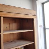 Meuble à casiers en chêne