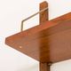 Danish mid-century teak shelving unit with a desk, 1970s