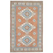 1970s Vintage Turkish Oushak Handmade Wool Cotton Brown Area Rug 160x254