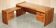 Left corner desk, Brazilian wood, mid-century Danish.