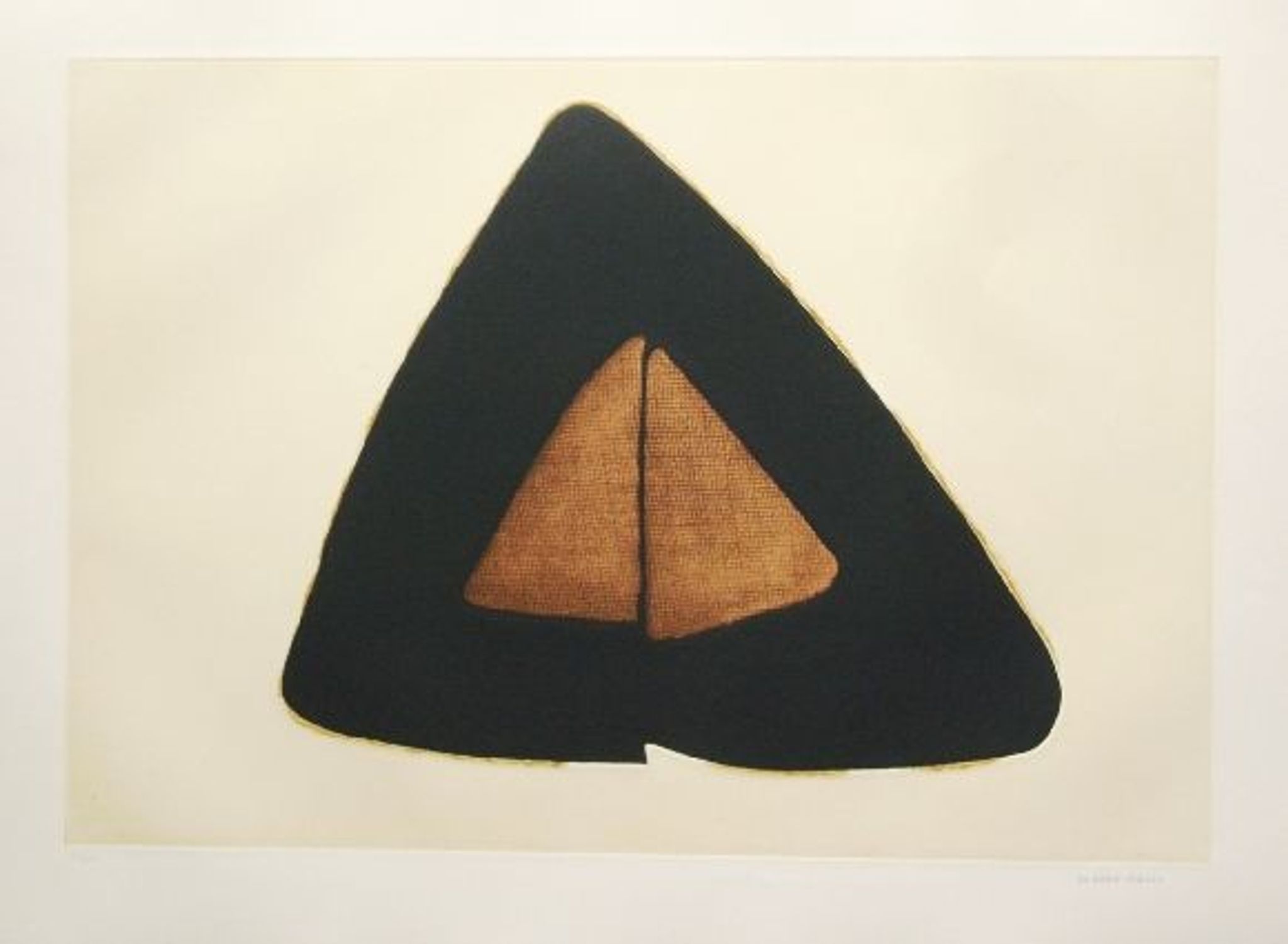 Marca-relli conrad, composition 8, 1977. eau-forte et aquatinte originale signée