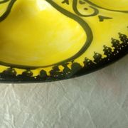 Assiete a huitre en faience hb quimper
