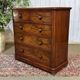 Commode anglaise Victorienne XIXème en acajou