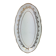 Antique oval shaped white and gold dish made in France Sarreguemines