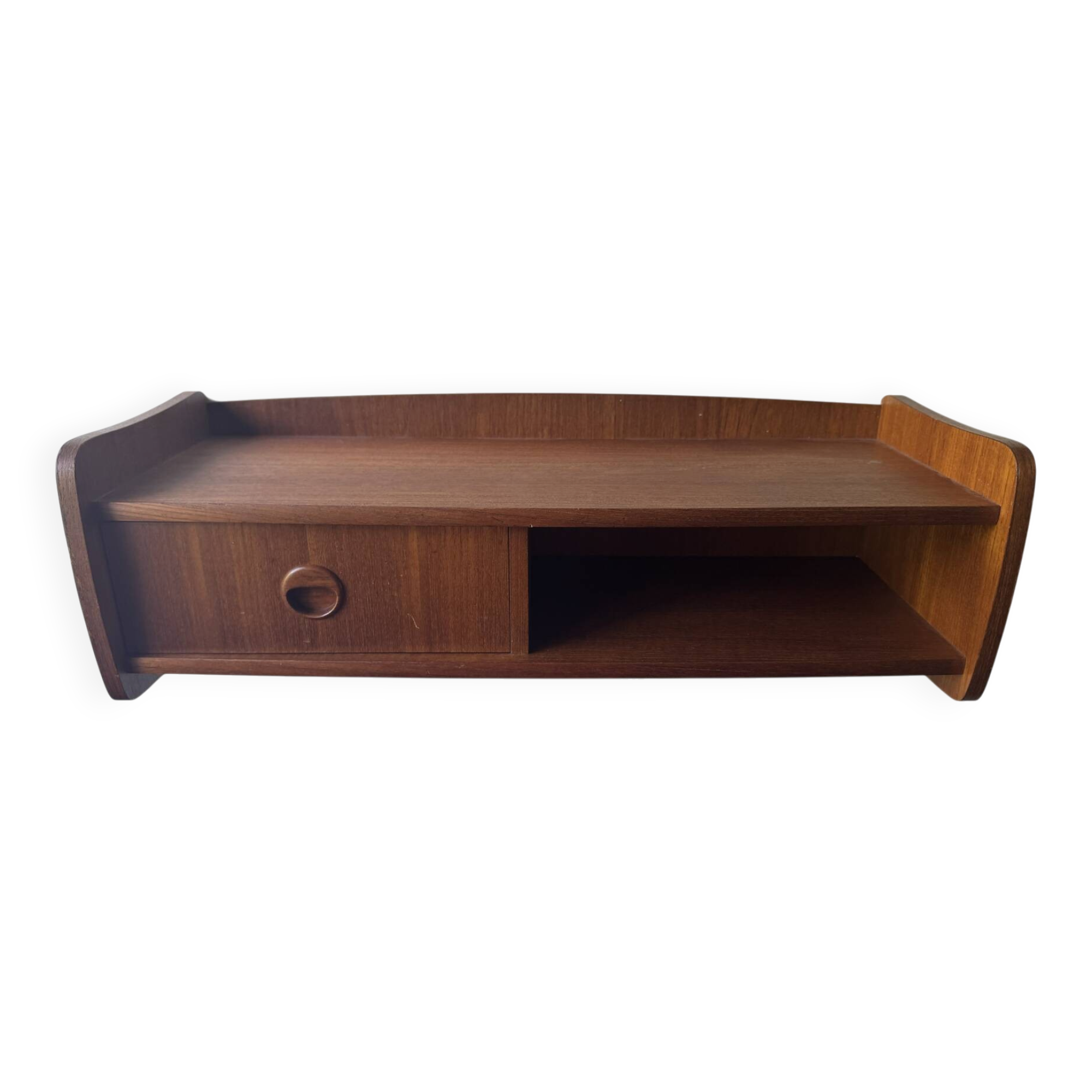 Vintage Danish Teak Floating Shelf