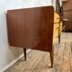 Enfilade vintage bicolore – Plateau en verre – Design rétro chic