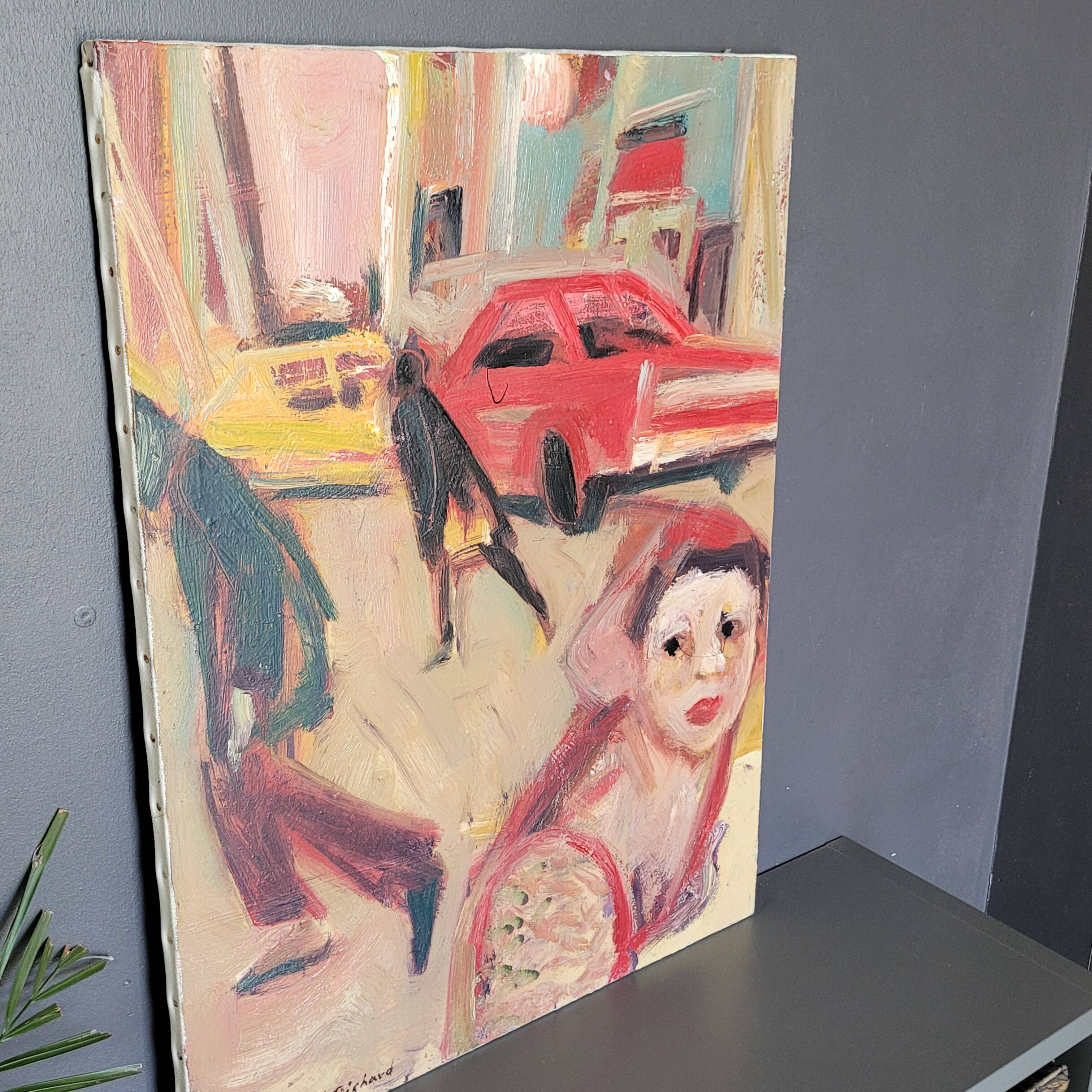 Painting Oil on canvas Alain Richard