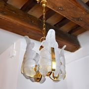 "Leaf" chandelier by Carl Fagerlund, Murano glass, Germany, 1970
