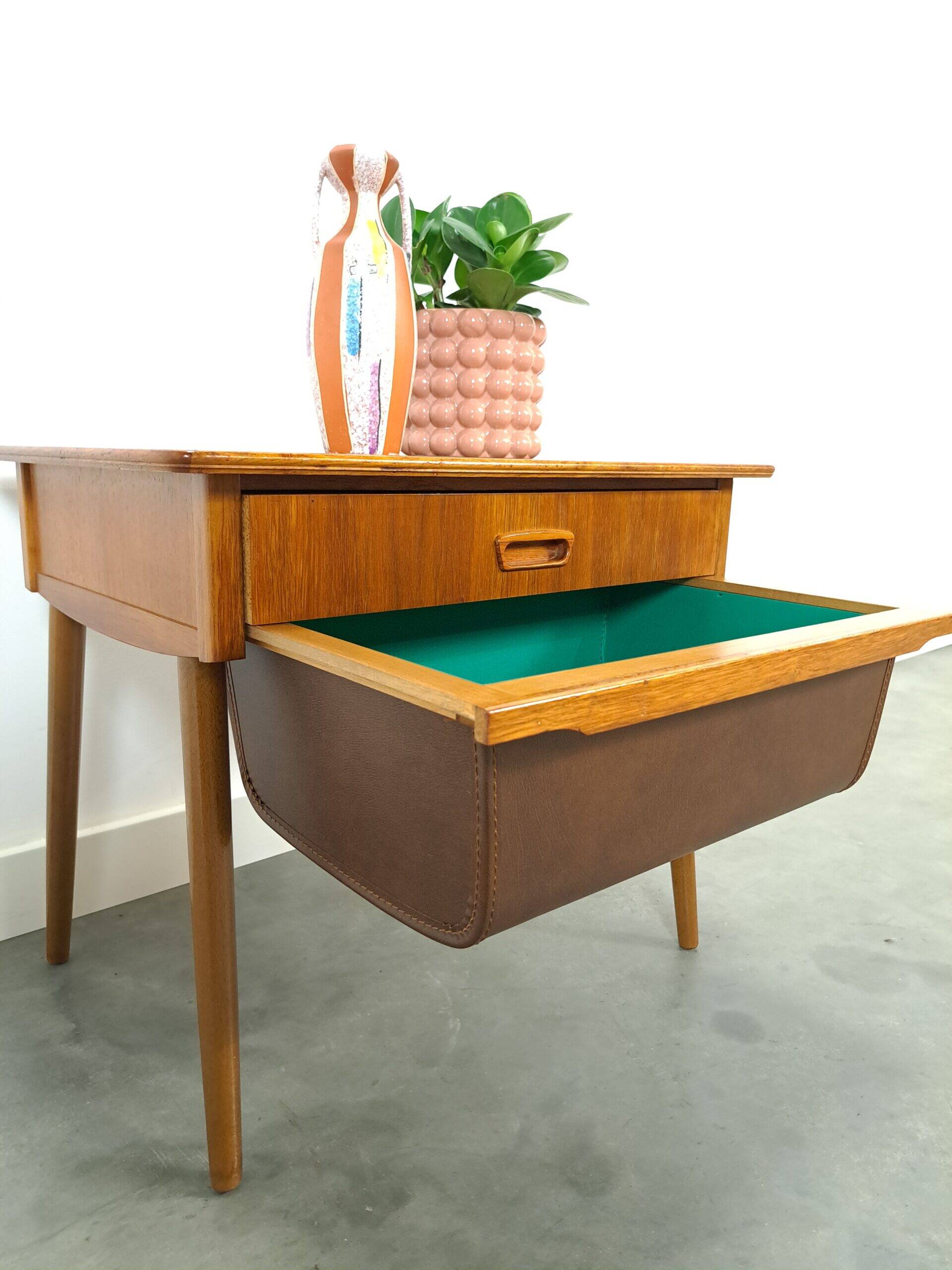Veneer sewing chest of drawers from Sweden
