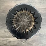 Vintage Schneider Fumé Crystal Vase - 1960s