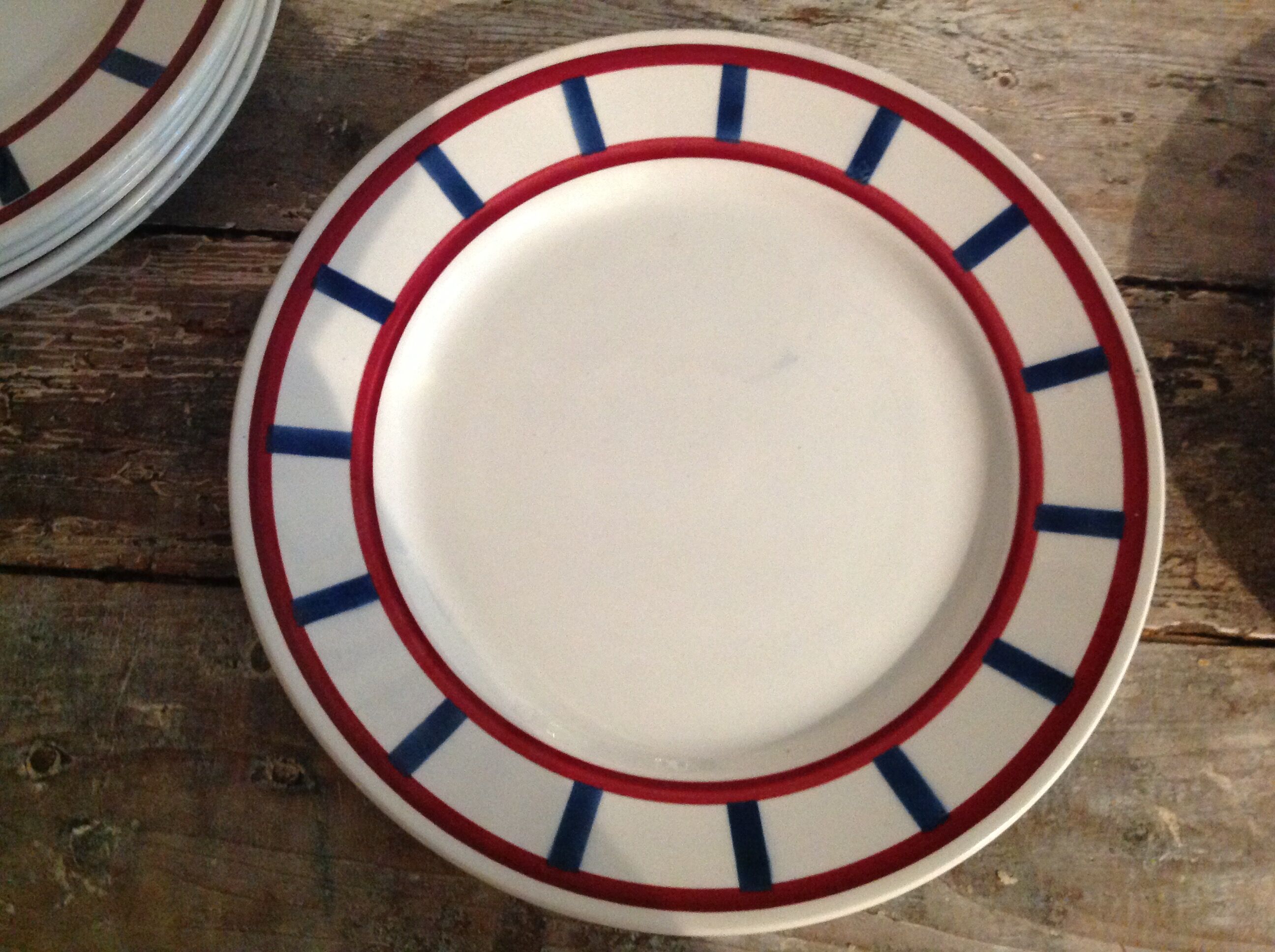 Series of 10 dessert plates