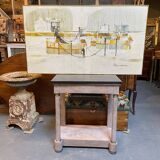 Oil On Board "Folkestone Harbour", Signed , Retailed Liberty & Co