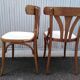 5 vintage bistro chairs