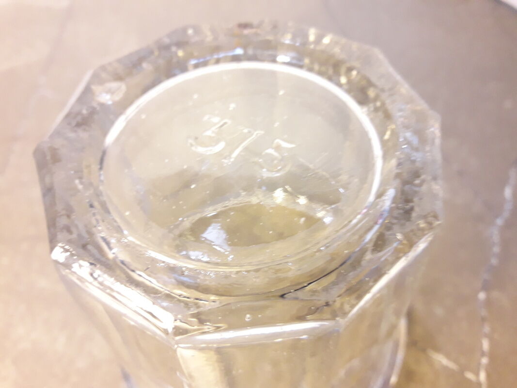 Jam jar XIXth glass -