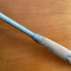 Ancienne louche aluminium manche bois