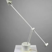 Minimalist White Adjustable Desk Lamp by Massive, Belgium — 1980s