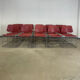 Lot de 24 chaises empilables Matrix Bordeaux, années 70, USA