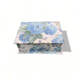 Jewelry box 21cm 70s with mirror and double level beauty makeup VINTAGE Old