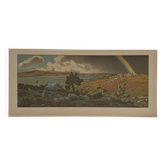 Lithographie par Henri Rivière La Féérie des Heures - L'Arc-en-ciel